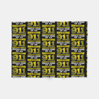 Womens Mother's Day 911 Dispatcher Proud 911 Fleece Blanket