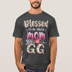 Womens Mother's Day Blessed To Be Called Mum and G T-Shirt