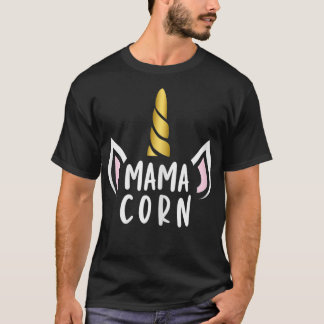 Womens Mothers Day Mamacorn  Mummy Unicorn Awesome T-Shirt