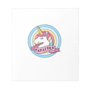 Womens Mothers Day Mamacorn Unicorn Gift For Her L Notepad