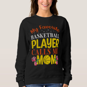 Womens Mother's Day Quote Basketball Cool Mother' Sweatshirt