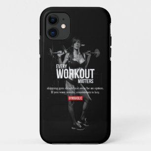 Women's Motivation - Every Workout Matters - Gym iPhone 11 Case