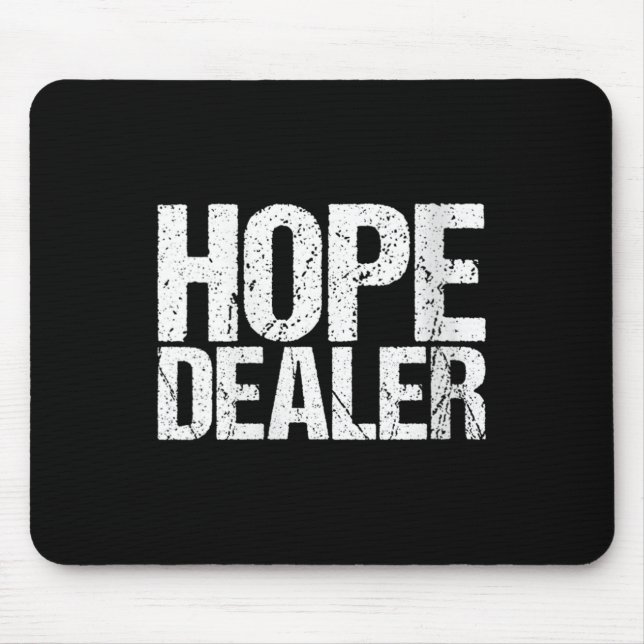 Womens Motivational Hope Er V-neck  Mouse Mat (Front)