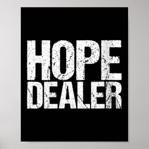 Womens Motivational Hope Er V-neck Poster