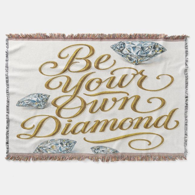 Women's Motivational Quote Blanket (Front)