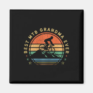 Womens Mountain Bike Retro Biking Vintage - Mtb Bi Magnet