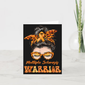 Womens Ms Warrior Multiple Sclerosis Awareness Card