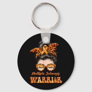 Womens Ms Warrior Multiple Sclerosis Awareness Key Ring