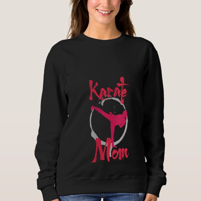 Womens Mum Karate Sweatshirt (Front)