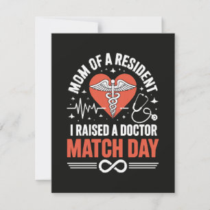 Women's Mum of A Resident Residency Match Day Holiday Card