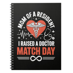 Women's Mum of A Resident Residency Match Day Notebook