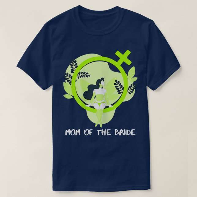 Womens Mum Of The Bride Mothers Day  T-Shirt (Design Front)