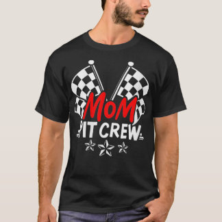 Womens Mum Pit Crew VNeck T-Shirt