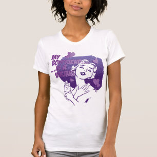 WOMENS MY BOYFRIEND IS A VIKING T-Shirt