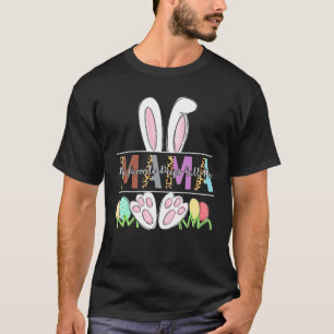 Womens My Favorite Peep Call Me Mama Leopard Easte T-Shirt