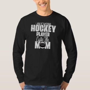 Womens My Favourite Hockey Player Calls Me Mum T-Shirt