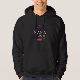 Womens My Favourite People Call Me Nana Wildflower Hoodie