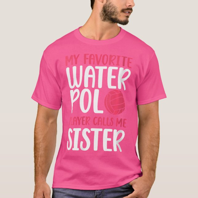 Womens My Favourite Water Polo Player Sister Water (Front)