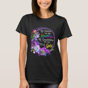 Womens My Grandchildren Are My Pot Of Gold Funny G T-Shirt