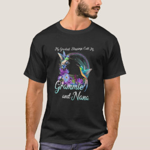 Womens My Greatest Blessings Call Me Grammie & Nan T-Shirt