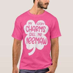 Womens My Lucky Charms Call Me Meemaw St Patricks T-Shirt