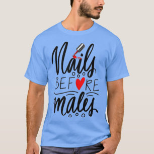Womens Nail t shirt Lady Boss Store Tech Artist