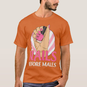 Womens Nail Tech Design for a Manicurist T-Shirt
