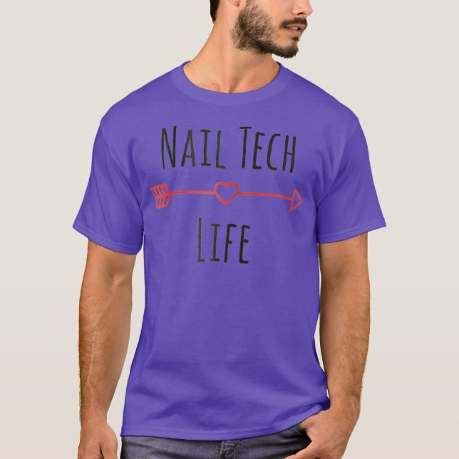 Womens Nail tech life T-Shirt (Front)