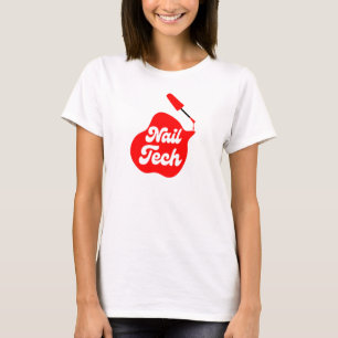 Womens Nail Technician Nails Tech Pedicure Beauty T-Shirt