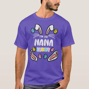Womens Nana Bunny Easter Matching Family Rabbit Gr T-Shirt