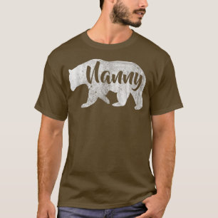 Women's Nanny Bear Awesome Camping T-Shirt