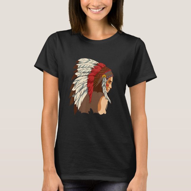 Women's Native American Indian Pride T-Shirt (Front)