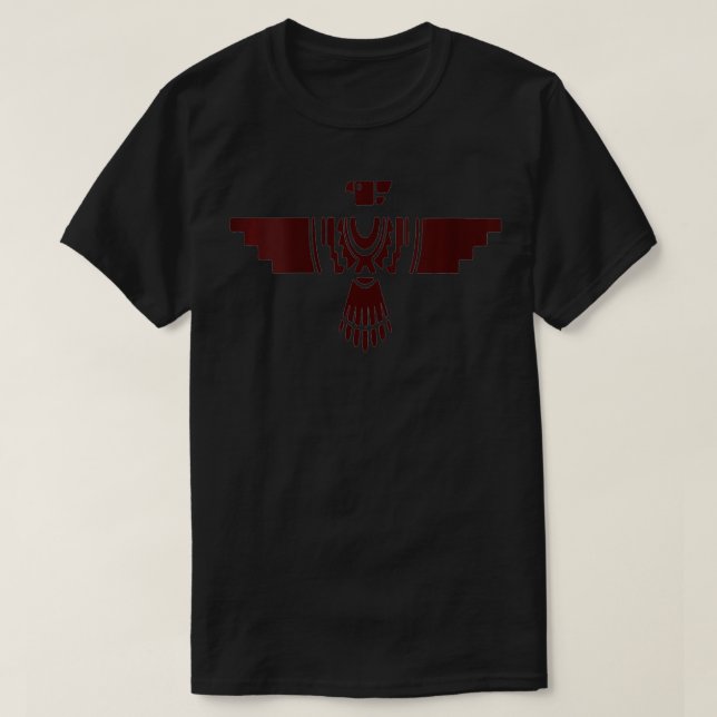Womens Native American Thunderbird VNeck  T-Shirt (Design Front)