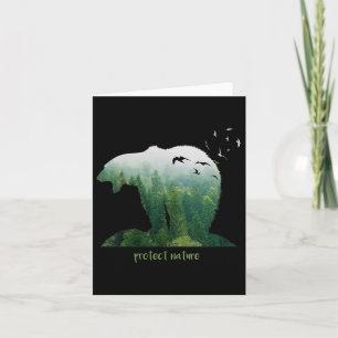 Womens Nature Protection Environmental Protection Card