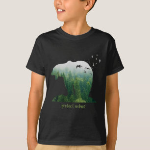 Womens Nature Protection Environmental Protection T-Shirt