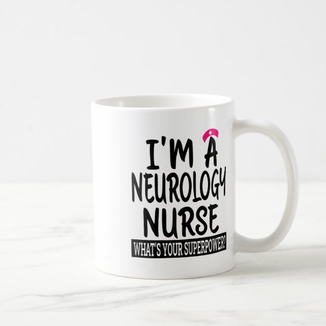 Womens Neurology Nurse Funny Nursing School And Me Coffee Mug (Right)