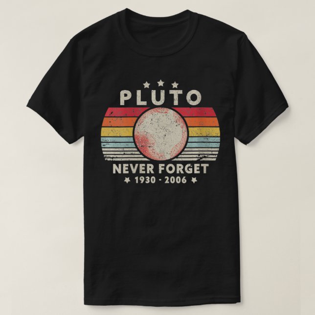 Womens Never Forget  Retro Style Funny Space Scien T-Shirt (Design Front)