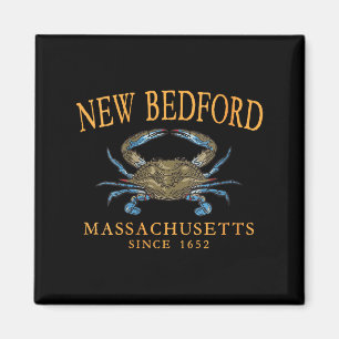 Women's new bedford massachusetts crab since 1652 magnet