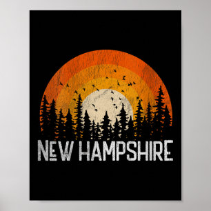Womens New Hampshire - Vintage Men Women 70s 80s O Poster