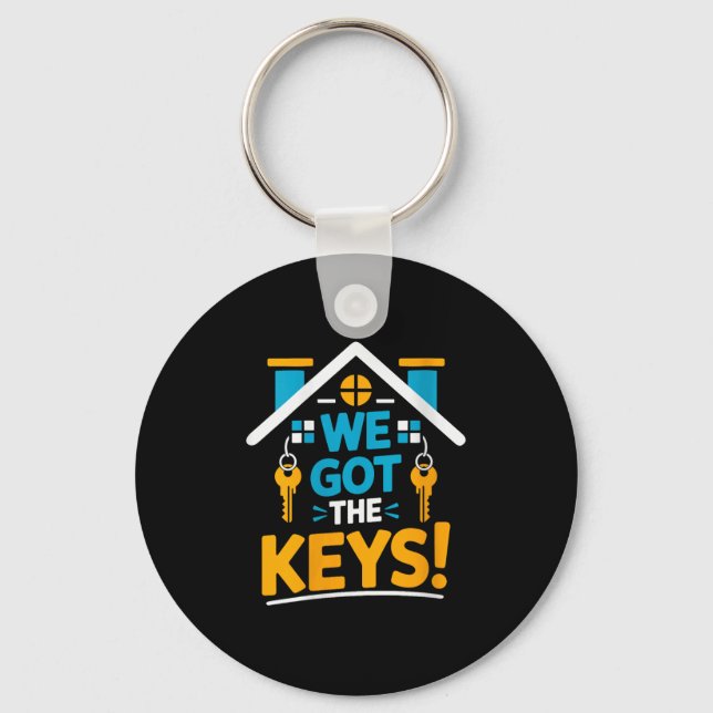 Womens New Homeowner Housewarming Party Matching W Key Ring (Front)