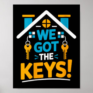 Womens New Homeowner Housewarming Party Matching W Poster