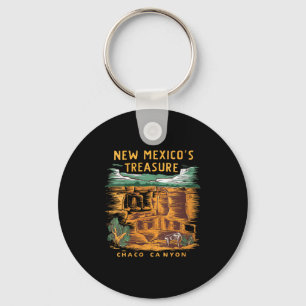 Womens New Mexico Treasure Chaco Canyon National P Key Ring