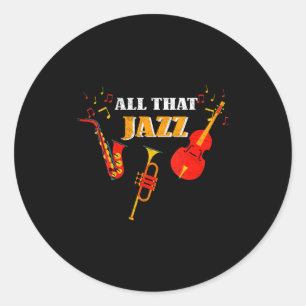 Womens New Orleans Birthplace Of Jazz Music Louisi Classic Round Sticker