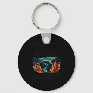 Womens New River Gorge West Virginia National Park Key Ring