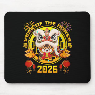 Womens New Year 2026 Chinese Horse The Year Of The Mouse Mat