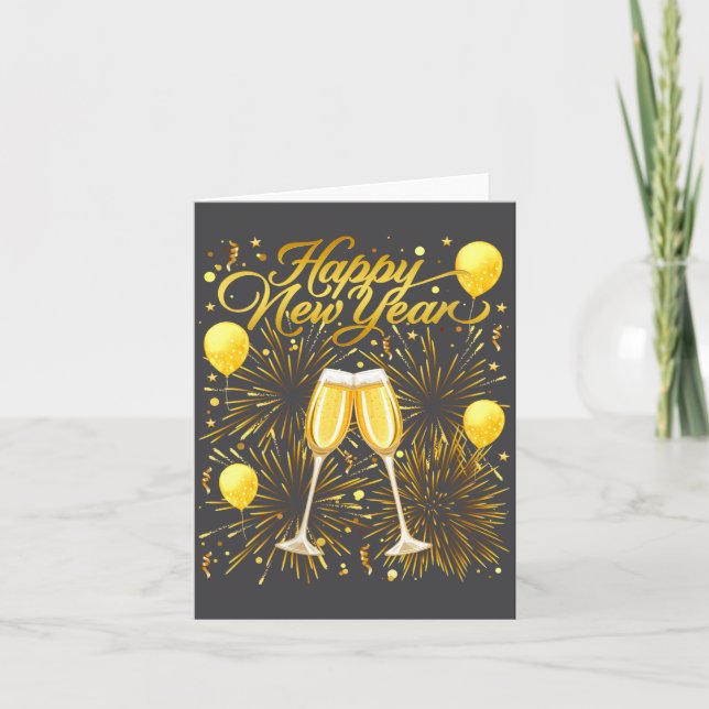 Womens New Years Eve Party Sylvester 2026 Happy Ne Card (Front)