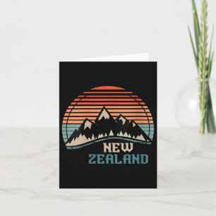 Womens New Zealand Mountain Hiking Gift New Zealan Card