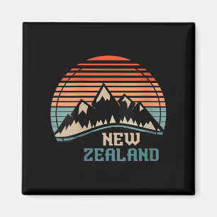 Womens New Zealand Mountain Hiking Gift New Zealan Magnet
