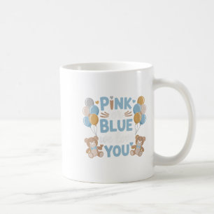 Womens Nk Or Blue We Love You, Pregnancy Gender Re Coffee Mug