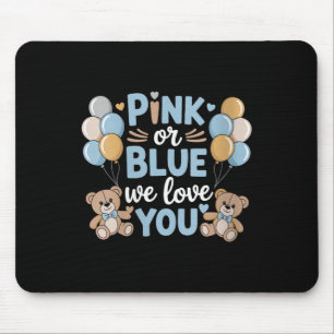 Womens Nk Or Blue We Love You, Pregnancy Gender Re Mouse Mat